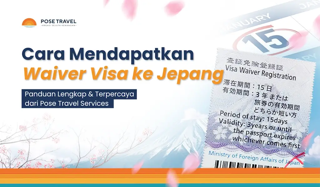 cara mendapatkan visa waiver jepang