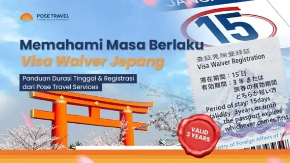 Masa Berlaku Visa Waiver Jepang