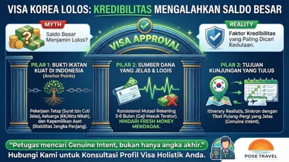 Visa Korea Lolos Meski Saldo Minim