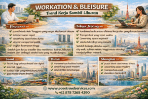 Workation & Bleisure: Tren Kerja + Liburan di Luar Negeri