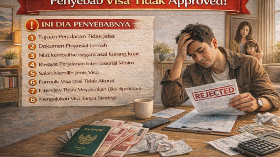 Ini Penyebab Visa Tidak Approved yang Sering Terjadi