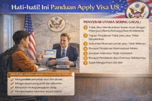 penyebab visa us ditolak