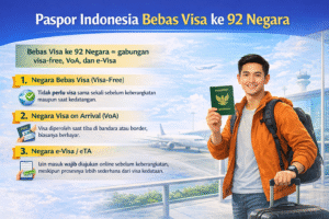 paspor indonesia bebas visa 92 negara