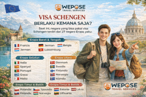 negara yang bisa pakai visa schengen