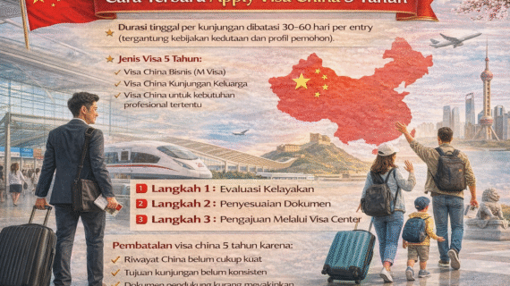 Cara Terbaru Apply Visa China 5 Tahun